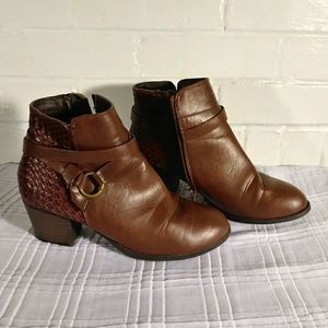 Modcloth chunky heel ankle boots